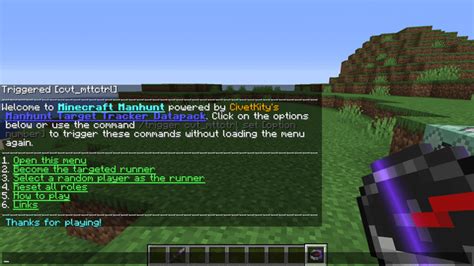 manhunt datapack 1.20  uh so there is two folders in it if ur using uh mac use the MACosxDream's MC Manhunt