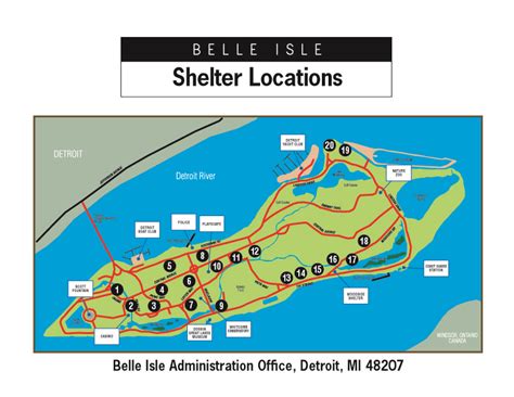 map of belle isle shelters  Detailed street map and route planner provided by Google