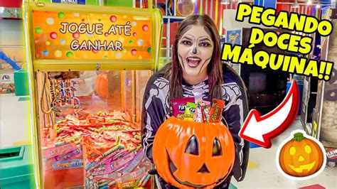 maquina de pegar doces  R$ 25, 49