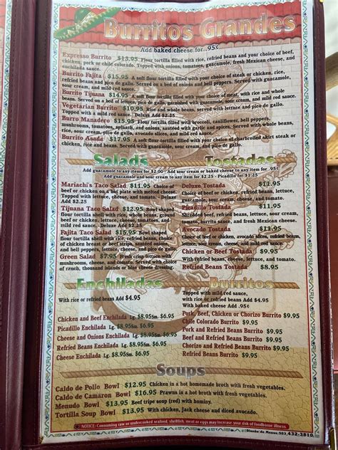 mariachi alegre rochester menu  Save