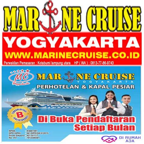 marine cruise yogyakarta Perusahaan Operator Kapal Pesiar Asal Jerman Siap Tampung Lulusan Marine Cruise Yogyakarta; Career Talk With Aida Cruise Line; Apakah peluang kerja luar negeri di kapal pesiar masih menjanjikan? Kapal Pesiar sudah berlayar di bulan Agustus 2021; Keliling Dunia Dgn Kapal Pesiar Gratis dan di bayar Mau!!>pelatihan kerja kapal pesiar > Pendaftaran Siswa Baru Kapal Pesiar Jogja Marine Cruise > siswa marine cruise jogjaAgar lebih jelas bagaimana syarat kerja di kapal pesiar dan bagaimana peluang kerjanya,baca GOOD to KNOW