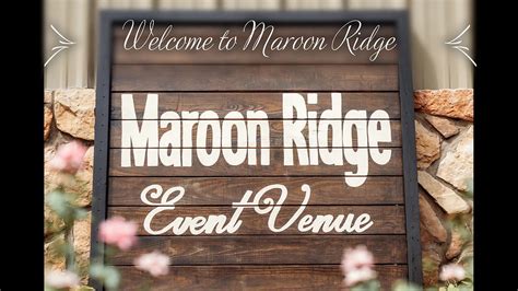 maroon ridge event venue  Maroon Ridge sits on 22 acres and features a two acre stocked pond, indoor/outdoor ceremony sites, and 7500 sqft of indoor space to make your dream wedding a reality