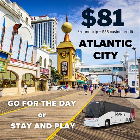 martz bus trips to atlantic city 2023  Martz