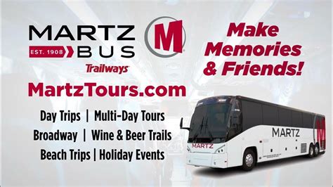 martz multi day tours North American Bus schedules from Trailways