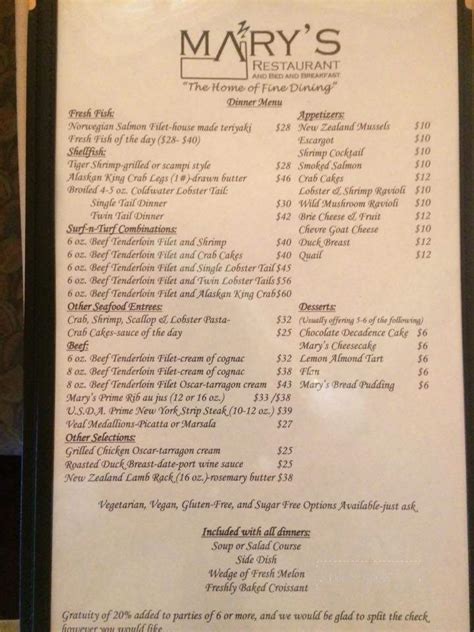 mary's restaurant herrin menu 8 : Place Address: 509 S Park Ave Herrin IL 62948 USA: Phone Number (618) 942-2742 :