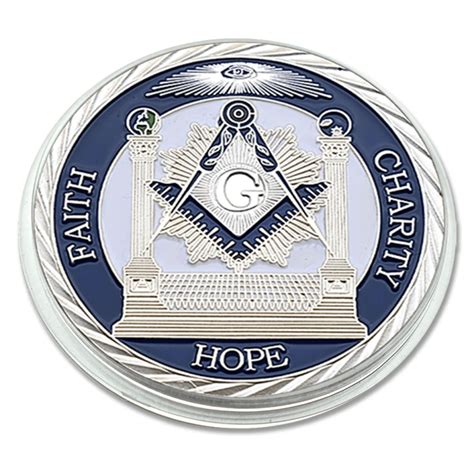 masonic challenge coins FaithHeart Masonic Necklace for Men, Freemason Compass Symbol Stainless Steel or 18K Gold Plated Free and Accepted Masons Pendant Jewelry with Gift Packaging 4