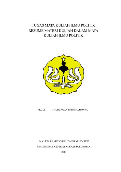 mata kuliah ilmu politik , M