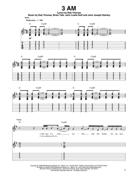 matchbox 20 3am chords  Song versions: Chords