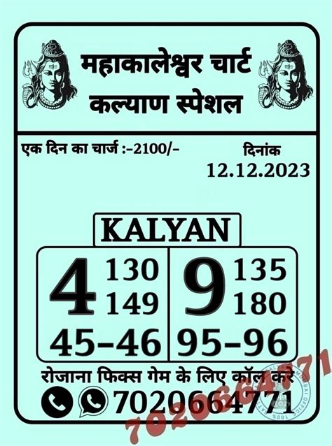 matka fail ank  Thakur ji - 09993437357