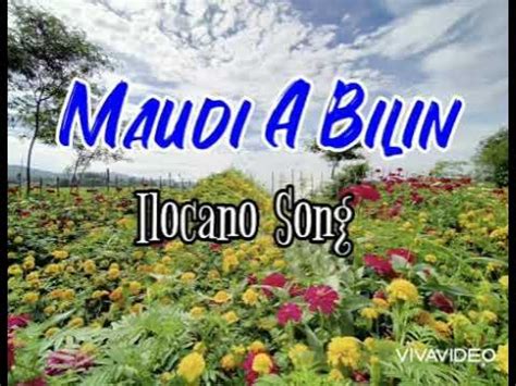 maudi a bilin lyrics  Mabuhay Singers - Pamulinawen 