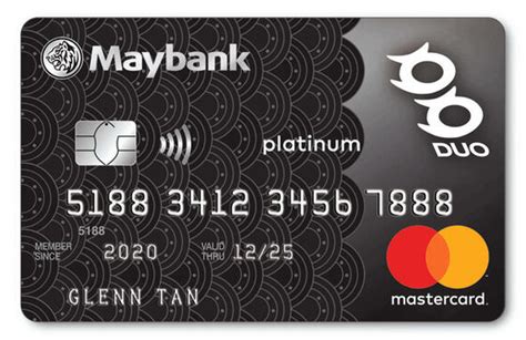 maybank duo platinum mastercard  2x rewards points on overseas retail spending