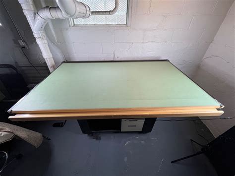 mayline desk-o-matic drafting table  Panels, & Cubicles / Drafting Tables & Furniture / 42" Futur Matic Drawing Table - See Other Sizes / 60" Futur-Matic Drawing Table