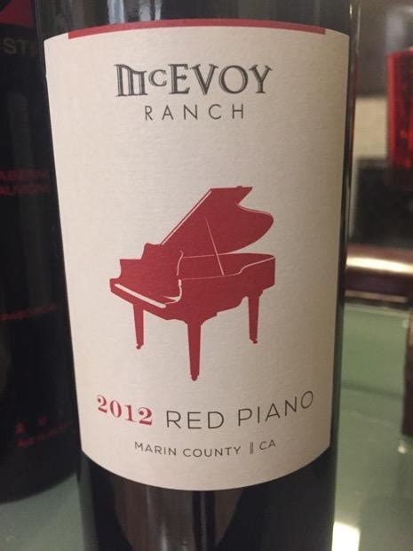 mcevoy ranch red piano  Olive Oil