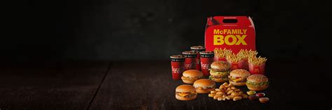 mcfamily box cost 95 Family McValue Box (4 Burgers, 4 Small Fries, 4 Soft Drinks) DEAL: $47