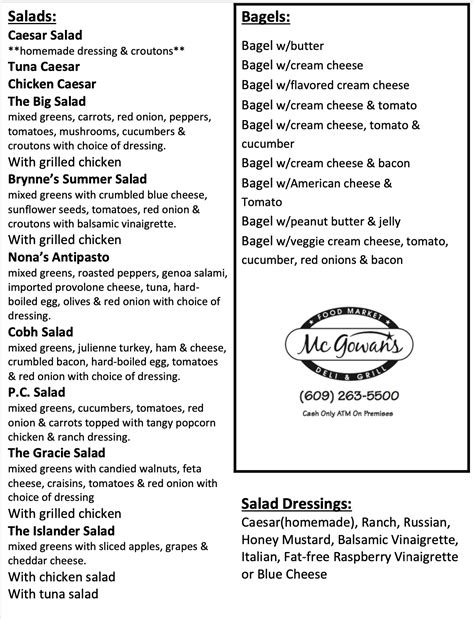 mcgowans sea isle  View the menu, check prices, find on the map, see photos and ratings