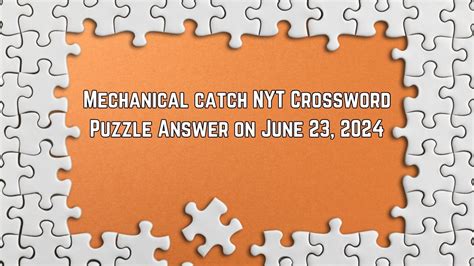 mechanical contrivance crossword clue  Based on the answers listed above, we also found some clues that are possibly similar or related