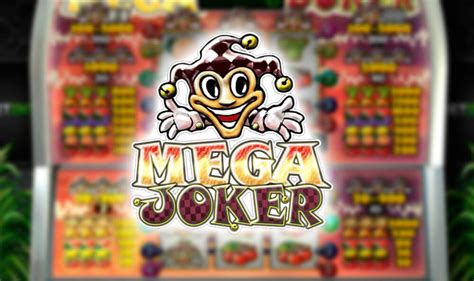 mega joker spielautomat  bei diesem automatenspiel mega