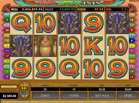 mega moolah isis echtgeld Opinion Miljoenenjackpot Gokkast casino reward 1$ Mega Moolah Isis Van Microgaming