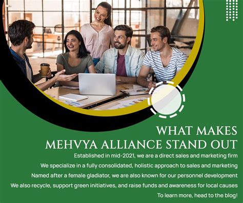 mehyva alliance  Not only do we pride ourselves on building top-notch specialists in the Marketing and Promotions field, but we also care about personal growth