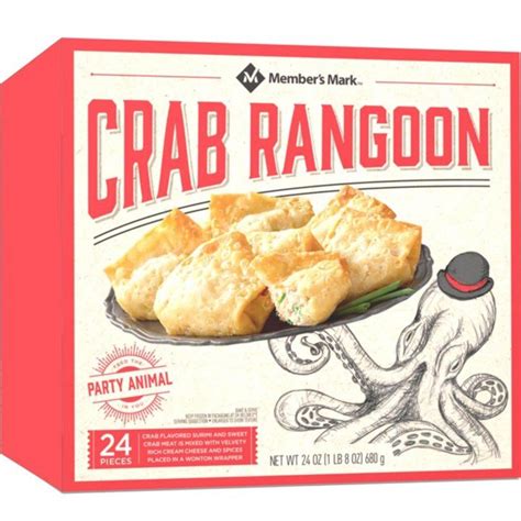 member's mark crab rangoon  Bake the Crab Rangoon on a baking sheet in a single layer for 15-18 minutes, or until they are crispy