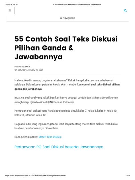 menegur inggris tts Matematika Bahasa Indonesia Bahasa Inggris Fisika Kimia Biologi Geografi Ekonomi Sosiologi Sejarah Latihan Soal