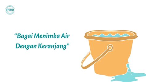 menimba air dengan keranjang  EW