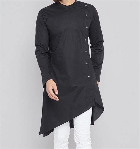 2024 mens latest side button Kurta full kurta stitching