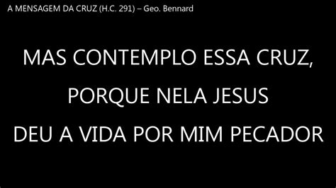 mensagem da cruz jose jr cifra A mensagem da Cruz