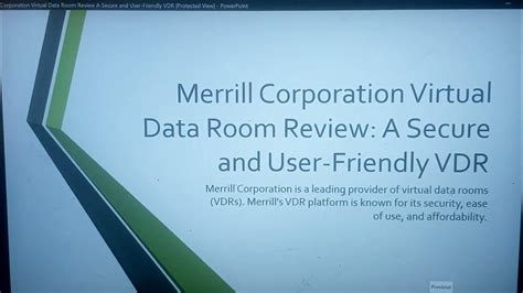 merrill vdr  4 / 5