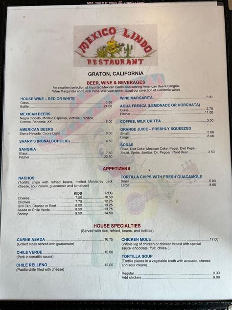 mexico lindo restaurant graton menu  Prescott Valley, US-AZ 86315 Uber