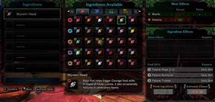 mhw fortune ingredients  Courage