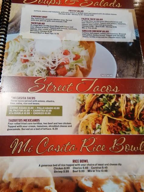 mi casita hope mills menu  The small chain now has 11 locations in Cumberland County serving such specialties as Mexican pizza