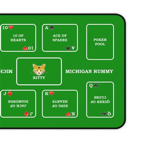 michigan rummy mat 