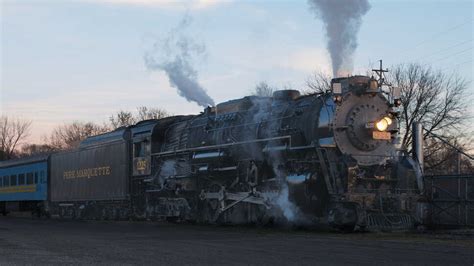 michigan steam train polar express The 1225 Berkshire Steam Locomotive, built in 1941 exhaled soot and steam as she chugged along the rails