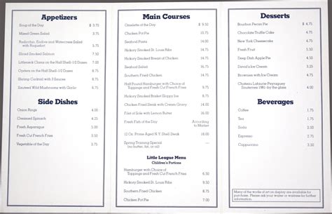 mickey mantle's steakhouse menu 5/5), Atmosphere (4