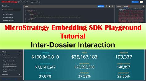 microstrategy sdk tutorial  MicroStrategy Community includes technical notes that document the history of changes to