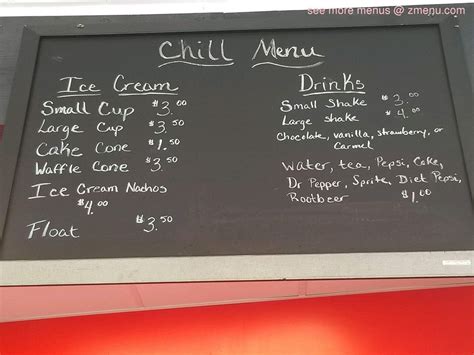 millie's chill and grill menu 00