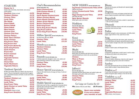 millon freckleton menu  Would never go anywhere else for an indian takeaway