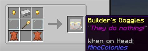 minecolonies builders goggles  Level 1 buildings have an item that can auto-build these like the supply camp -- Builders must still do all upgrades