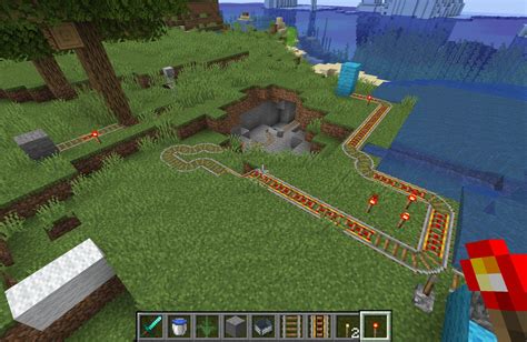 minecraft best rail spacing 2 powering 3