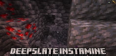 minecraft deepslate instamine  Usage [edit | edit source]