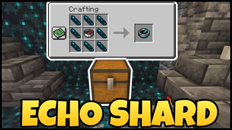 minecraft echo shard uses  For Echo Shards, that means throwing an Amethyst Shard on top of a Sculk Shrieker to activate it, where it then has a 60% chance of being converted
