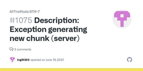 minecraft exception generating new chunk NullPointerException: Cannot invoke "net