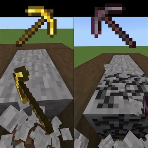 minecraft gold pickaxe vs diamond  Furthermore, you can gain Iron a lot easier than Gold