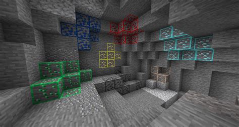 minecraft highlighted ores Makes precious ores bright colored for better visibility - Download the Minecraft Resource Pack High contrast ores by M0on9 on Modrinthhey! make sure to subscribe because I'm making more texture packs!a block of redstone ore with an iron pickaxe or higher to get 4-5 redstone dust, or slightly more if you have a Fortune enchantment – up to eight if you’re