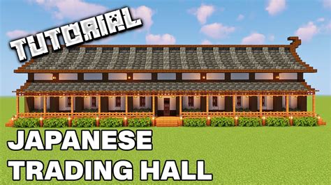 minecraft japanese trading hall Just finished this japanese themed villager trading hall on a survival smp