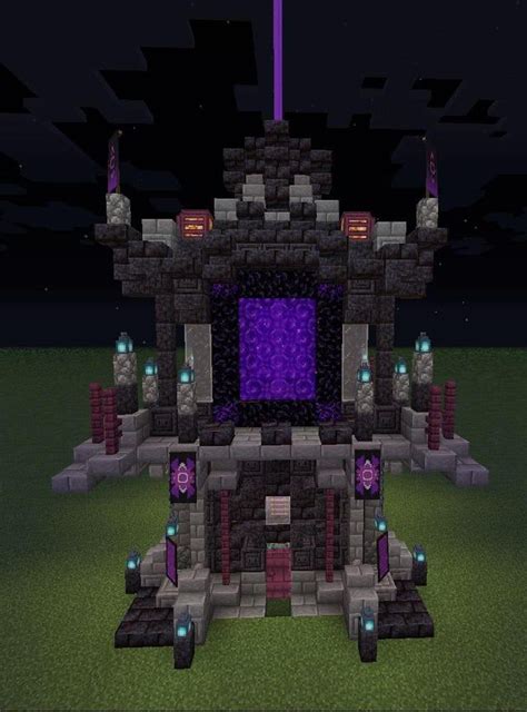 minecraft nether portal schematic Nether Structure Map