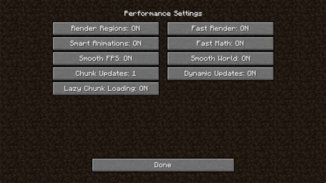 minecraft optifine performance settings  Find minecraft folder and open it, scroll down until you find versions