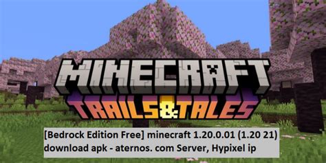 minecraft pe 1.20.0.01 20