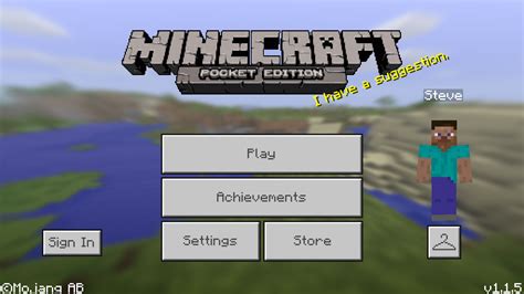 minecraft pocket edition 0.0.0 0